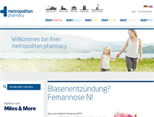 Tablet Screenshot of metropolitan-pharmacy.com